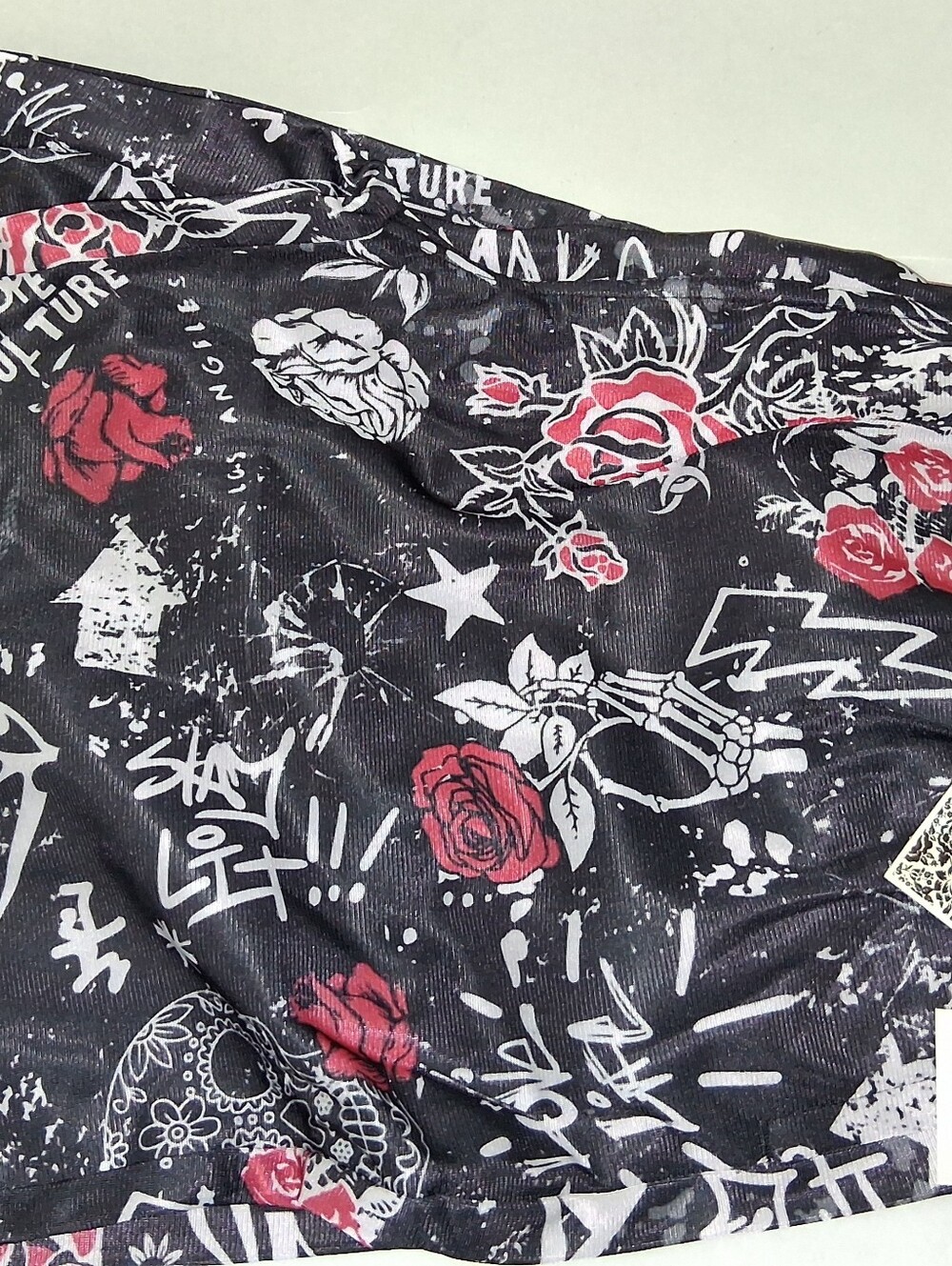 Grafetti Skull Skeleton Design Sweatpants Size Large By Oh Snap New